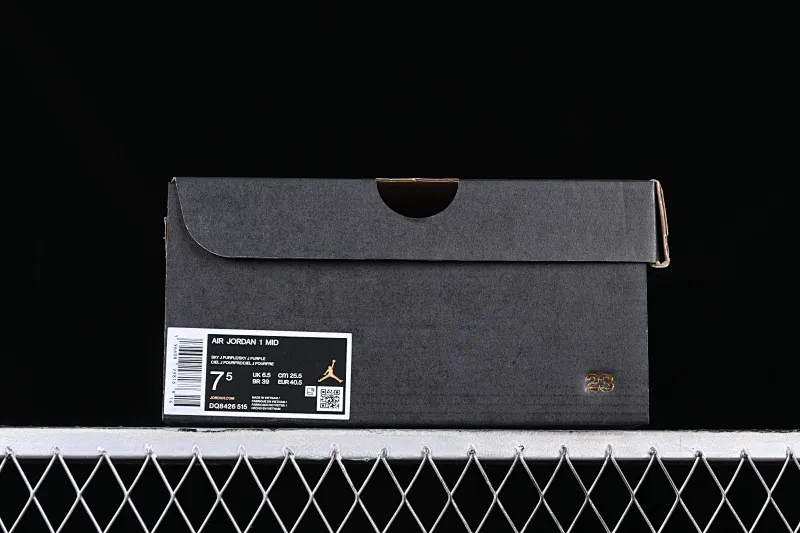 All categories Air Jordan Jordan series basketball shoes Air Jordan 1 Mid Air Jordan 1 Mid AJ1 Joe 1 white and purple mid-top cultural and casual sneakers DQ8426-515